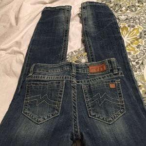 Authentic Miss Me skinny destroyed skinny jeans