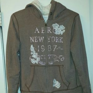 Gentle Used Aeropostale Faux Fur Lined Jacket