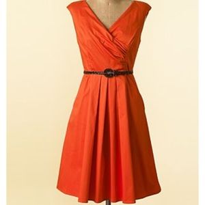 Orange dress by Jessica Simpson