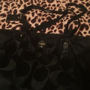 Black Coach Travel Bag