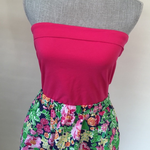 Lilly Pulitzer Dresses & Skirts - Lilly Pulitzer Strapless Pink Dress