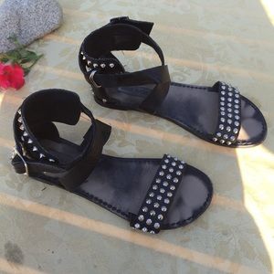 Black sandals