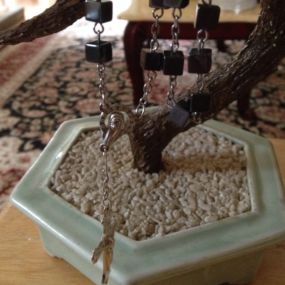 Vintage prayer INRI hematite