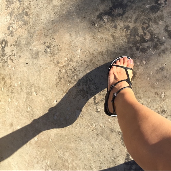 Black sandals
