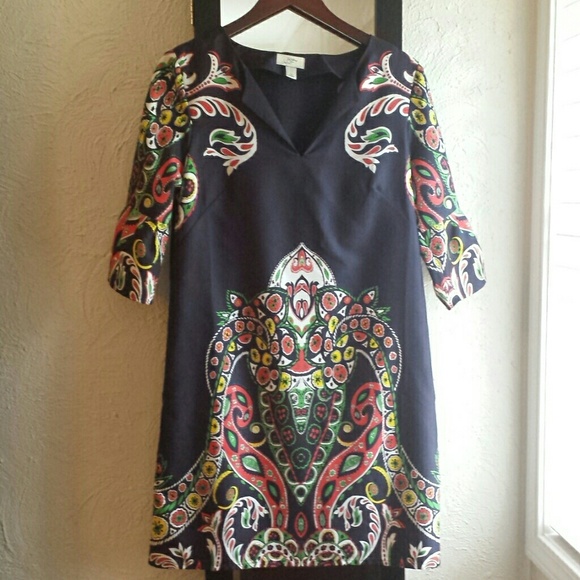 Loft printed dress in size 10
