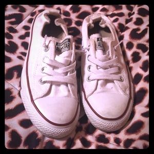 Converse White women's Slip Ons