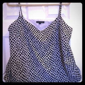 Spaghetti strap fitted blouse