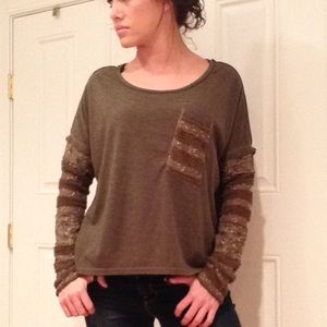 Miss Me Long Sleeved Top ~ FIRM PRICE