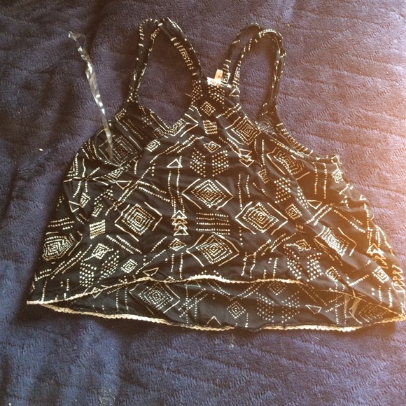 Tribal print crop top - Picture 2 of 3