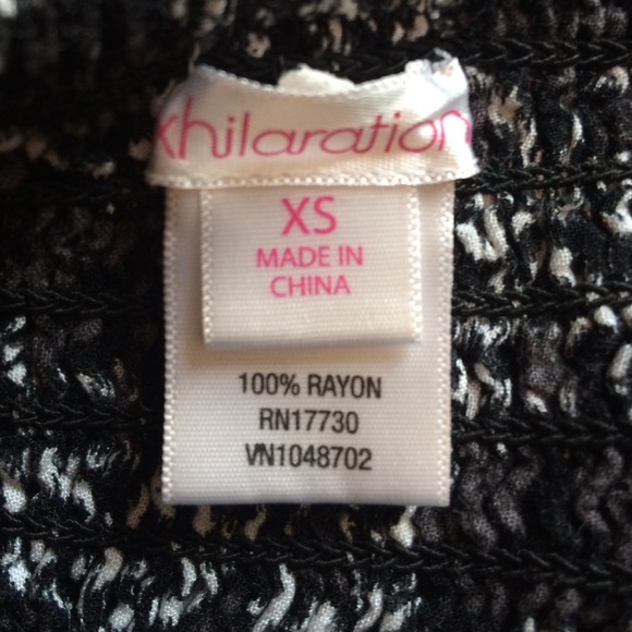 Black and white pocketed skirt - Picture 2 of 2