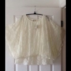 Off white Lacey blouse