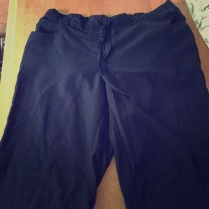 Black scrubology scrub pants