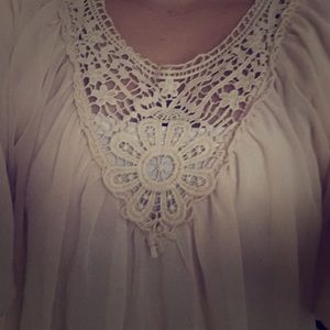 Cream Blouse