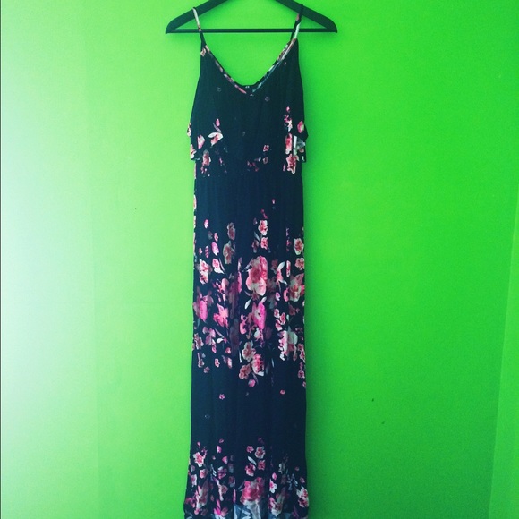 H&M Cherry Blossom Maxi Dress