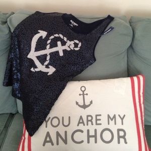 Anchor Sequin Tank
