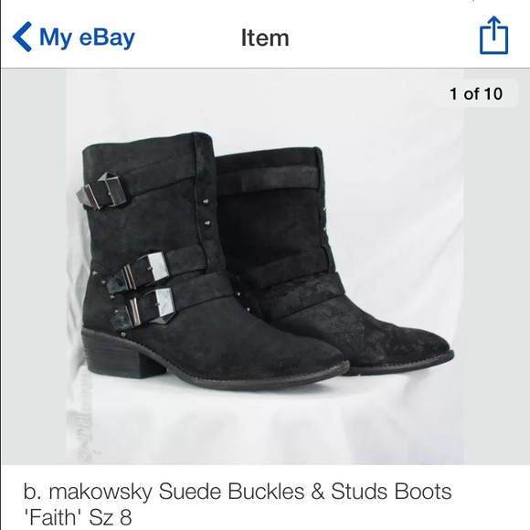 ISO:  B. Makowsky Faith Boots in size 9