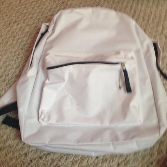 White backpack