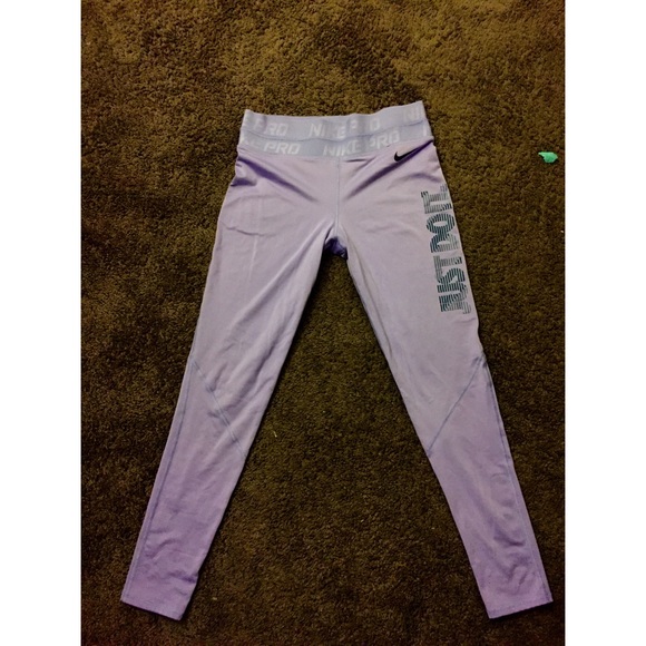 Nike Pro Purple Leggings
