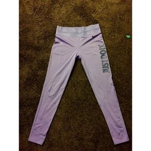 Nike Pro Purple Leggings