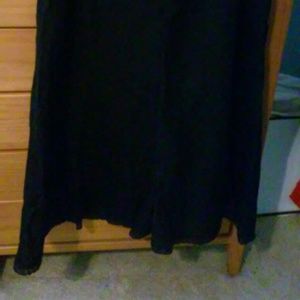 Black skirt with lace around the bottom