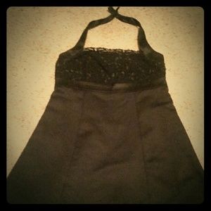 Halter medium length dress