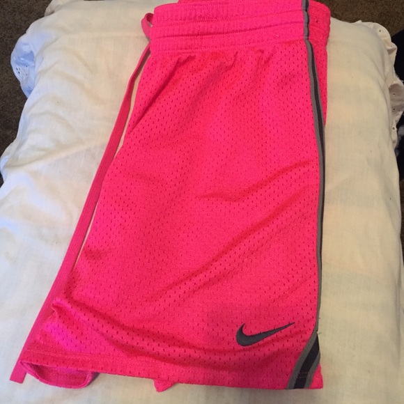 Nike hot pink shorts
