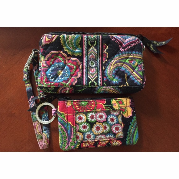 ❌SOLD❌Vera Bradley Wristlet & ID Case