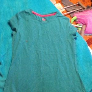 A plain blue shirt