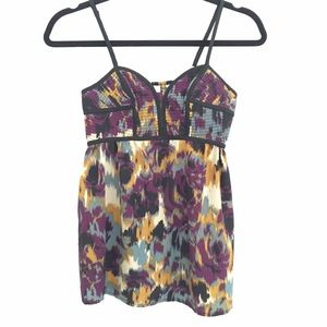 Abstract print top