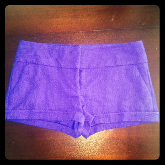 Royal blue shorts
