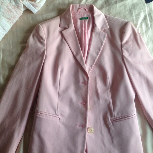 Pink blazer