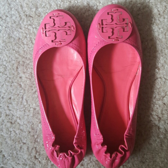 TORY BURCH PATENT REVA BALLET FLATS - Picture 2 of 3