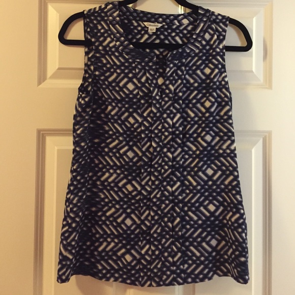 NWOT Calvin Klein Sleeveless Blouse - Picture 1 of 2