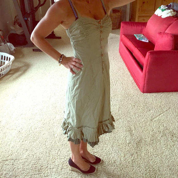 Army green dress
