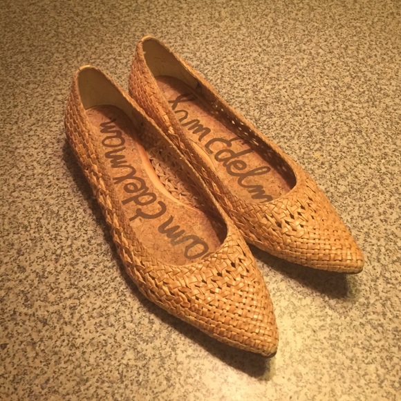 Sam Edelman Woven Leather Ballet Flats