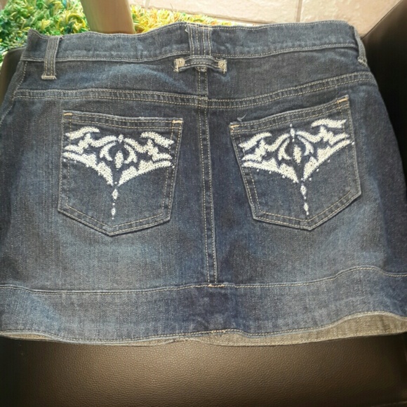 Jeans mini skirt