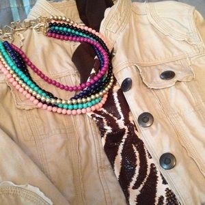 Khaki blazer size 7/8 med.