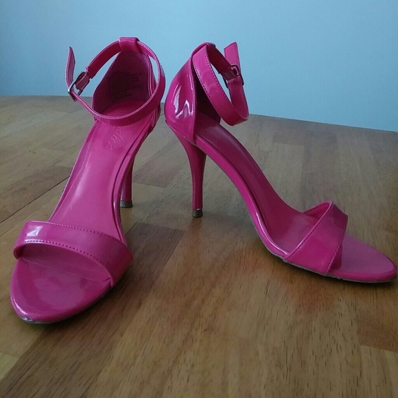 Hot Pink sandal heels