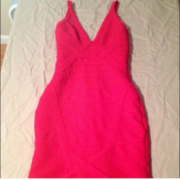 Brand new red bandage dress