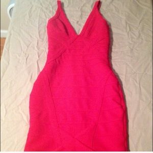 Brand new red bandage dress