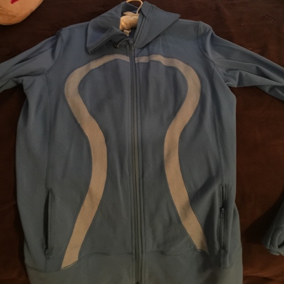 Baby blue lulu lemon workout jacket