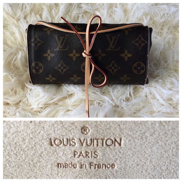 Authentic Louis Vuitton folding jewelry case
