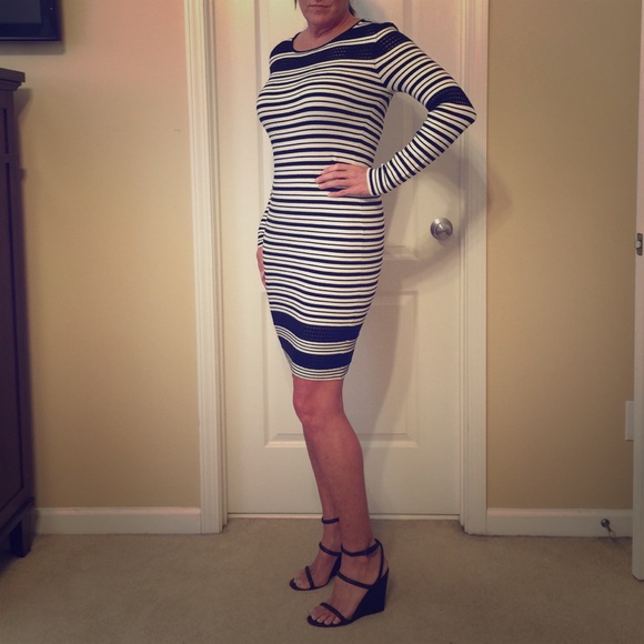 Black and white dress