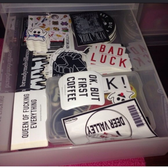 10 random brandy stickers