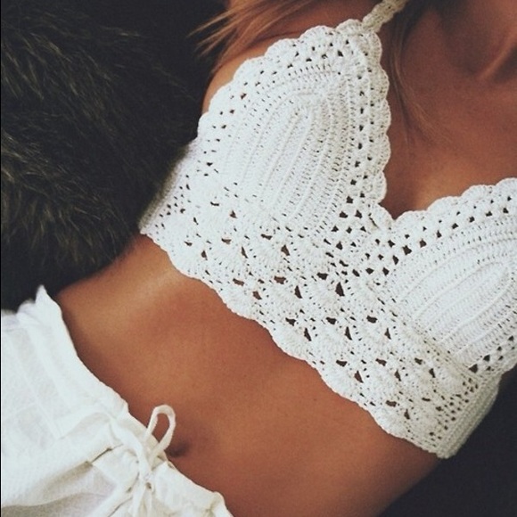 Crochet crop top
