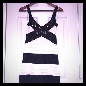 Black and white dress