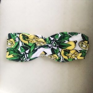 American Apparel bandeau swim top