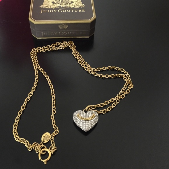 Juicy couture heart necklace