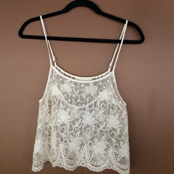 LF lace tank
