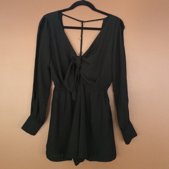 LF open back romper